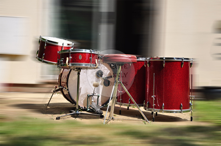 1945c Ajax Boosey & Hawkes De-Luxe Drum Kit