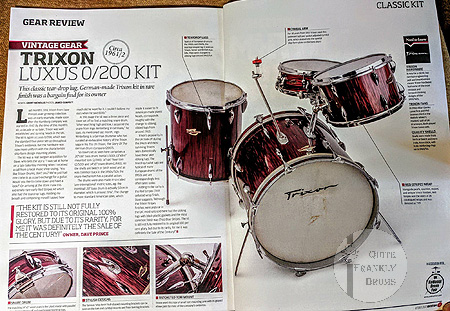 Trixon 1961 'Luxus' Drum Set Quite Frankly Drums